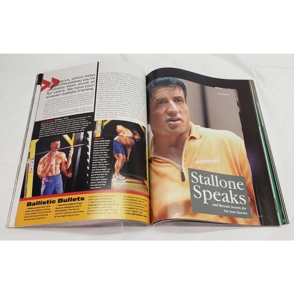 Muscle & Fitness MAGAZINE SCHWARZENEGGER STALLONE October 2004 NFL Cheerleaders - Picture 8 of 10